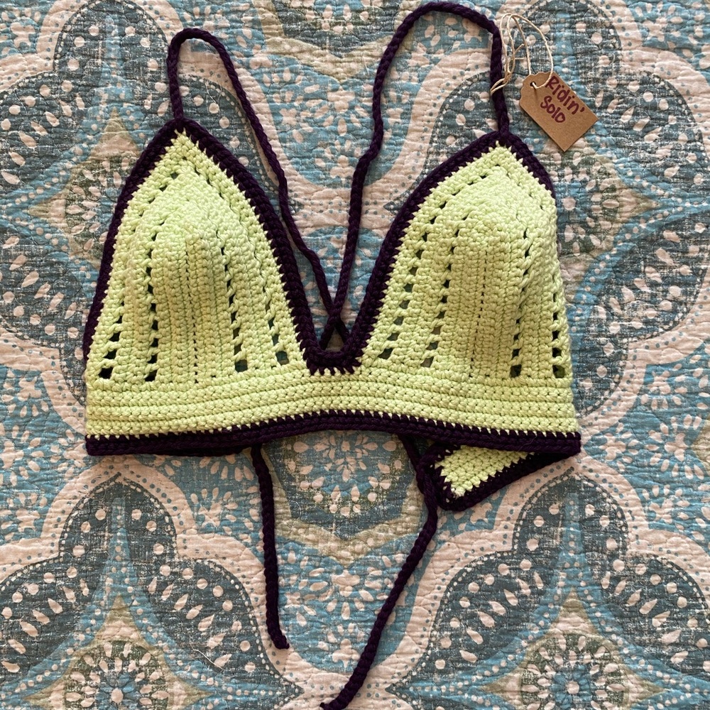 Handmade Crochet Festival Top